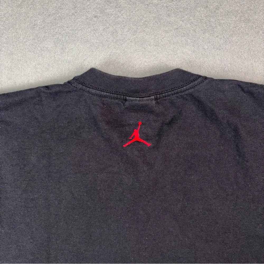 Vintage Jordan x AF-1 T-Shirt Large Black‎ Jumpman Nike Rare Streetwear